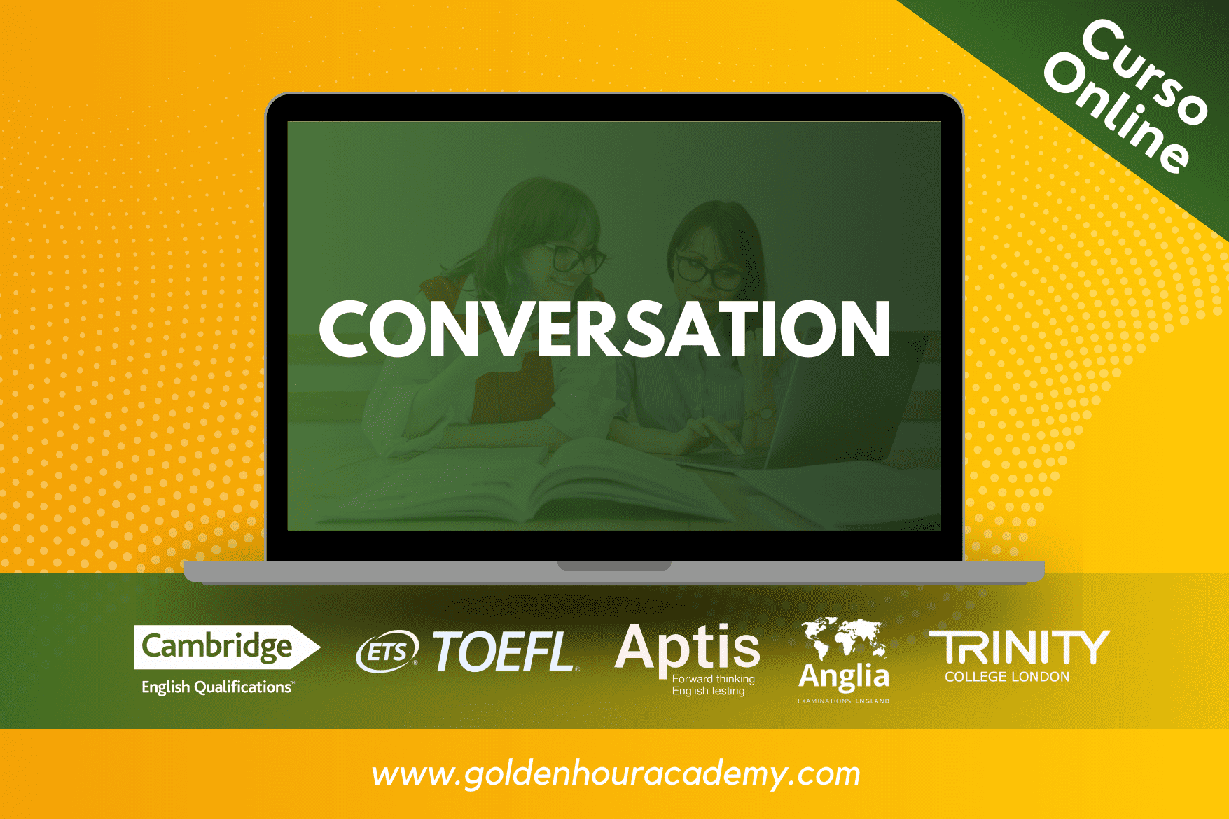 Curso Conversation Golden Hour Academy